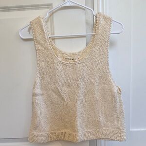 REVOLVE Cream Knit Tank Top